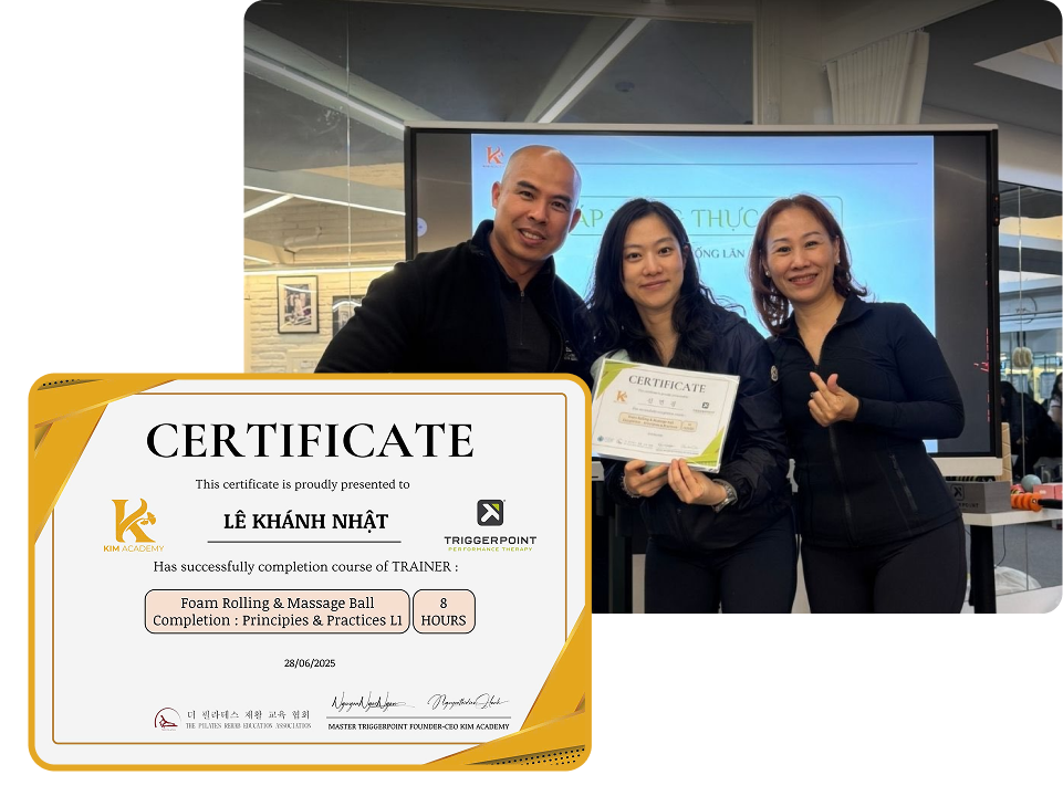 NHẬN CHỨNG CHỈ CỦA KIM ACADEMY KHI HOÀN THÀNH NỘI DUNG HỌC